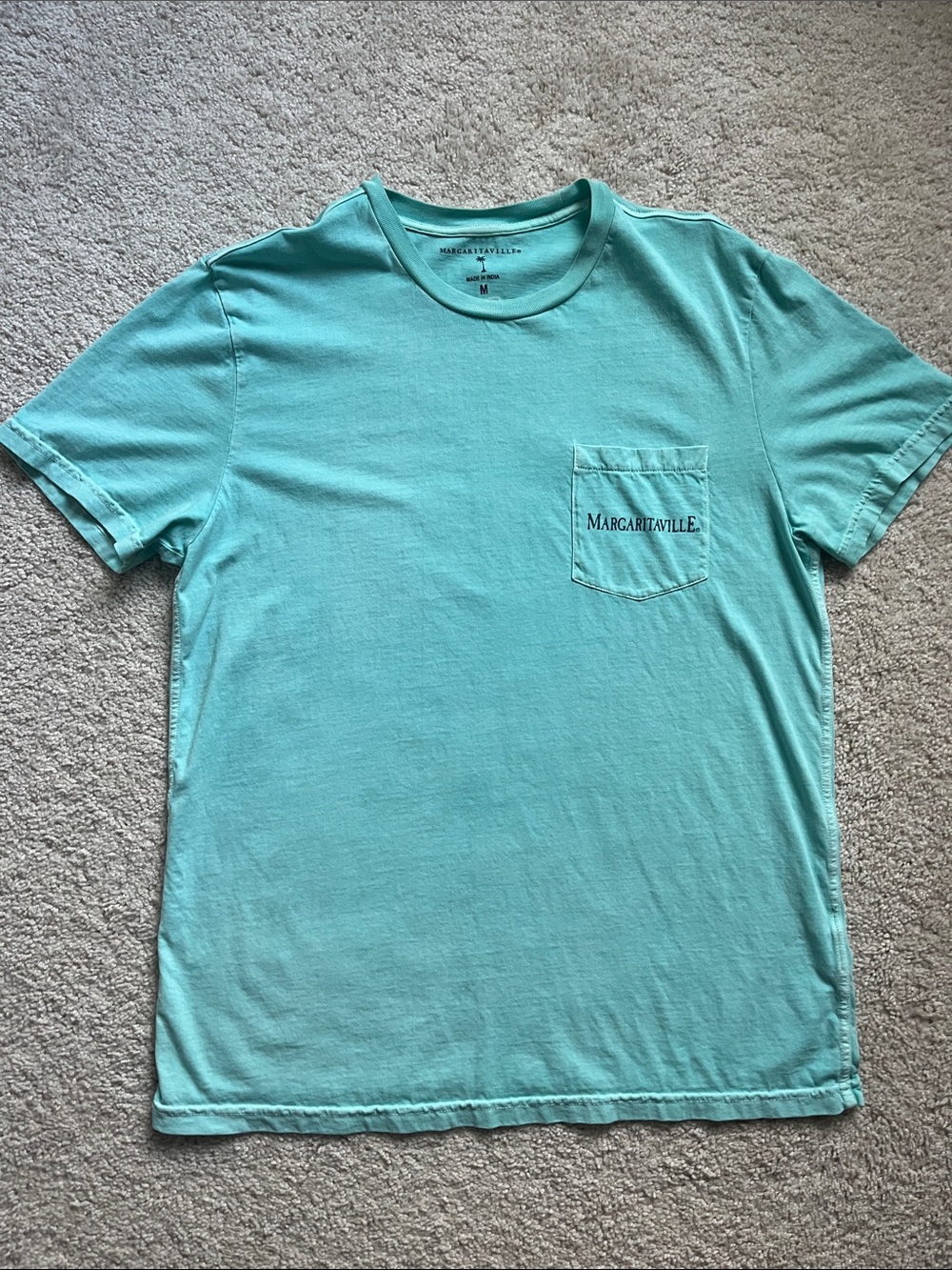 Margaritaville Men's Short Sleeve Pocket Tee - Teal